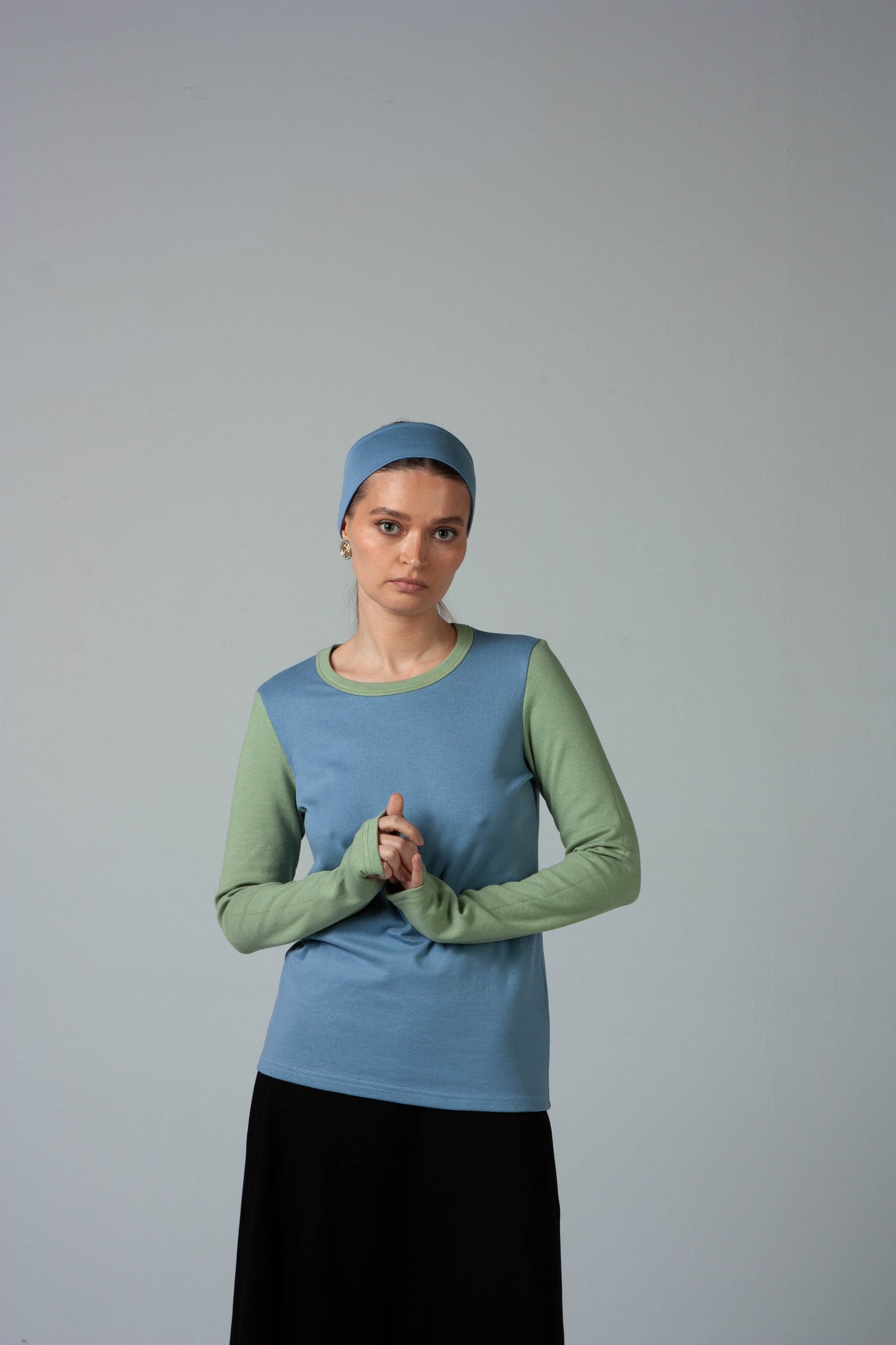 Green & Blue Longsleeve