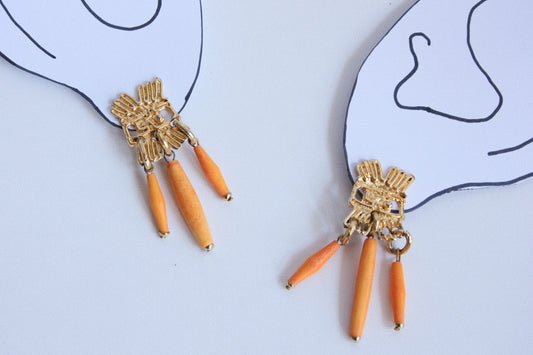 Ignacio Toledo Vintage Clip-on Earrings