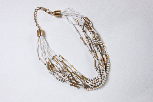 Lot 117: Vintage Ellelle Beaded Necklace