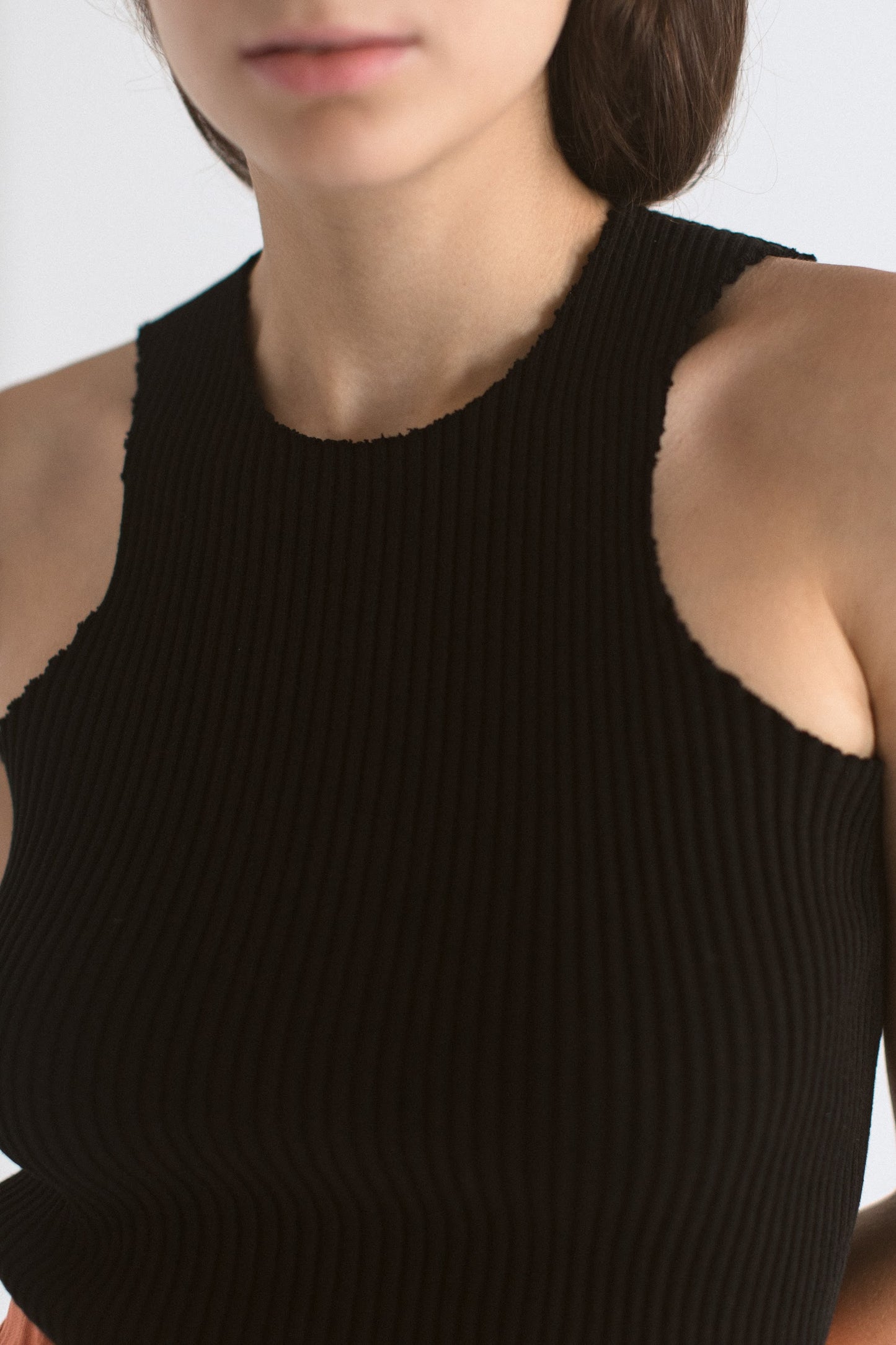 Pretzel Chunky Top in Licorice Black