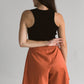 Pretzel Chunky Top in Licorice Black