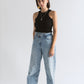 Pretzel Chunky Top in Licorice Black