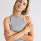 Pretzel Chunky Top in Silver Grey