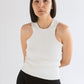 Pretzel Chunky Top in Meringue White