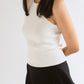 Pretzel Chunky Top in Meringue White