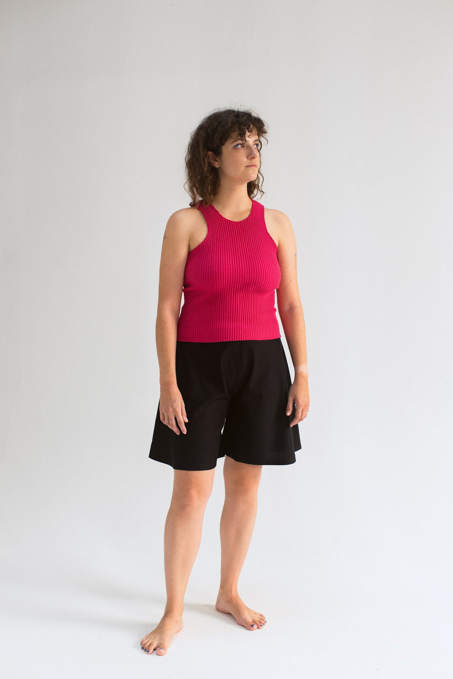 Pretzel Chunky Top in Licorice Black