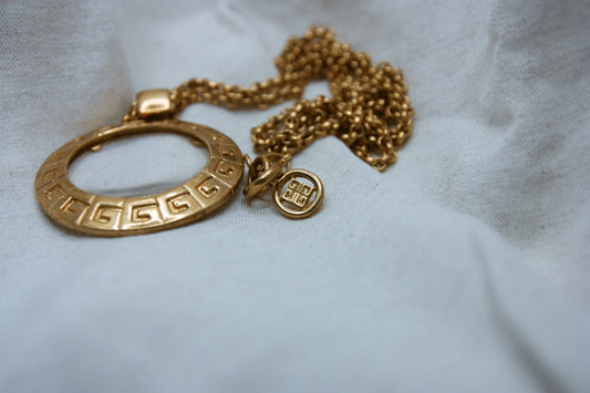 Givenchy Magnifying Glass Necklace