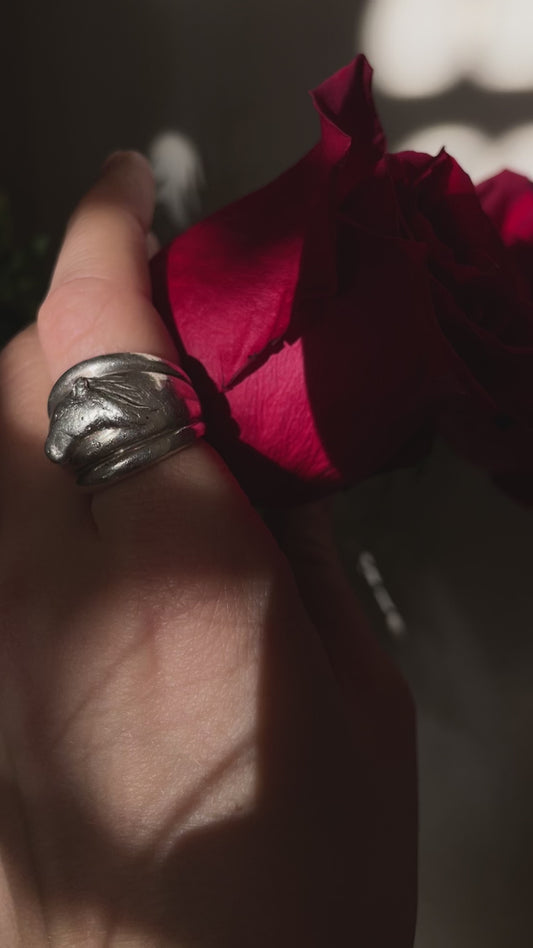 Silver Ring with Horse