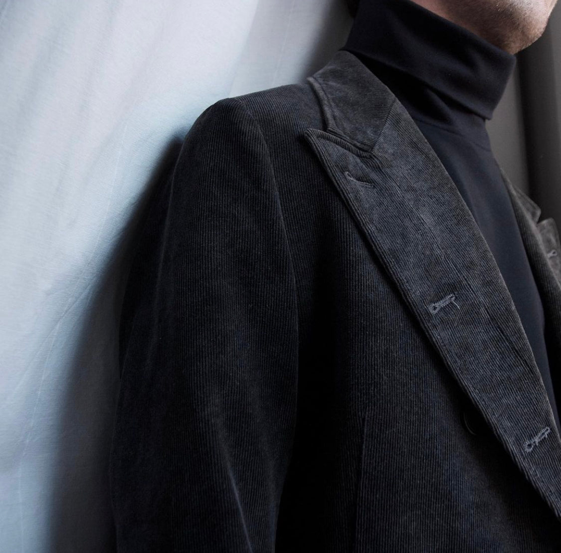 Men Turtleneck in French Terry