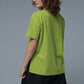 O-neck T-shirt in Lime