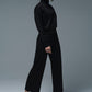 60s Pants in Black Silky Cotton