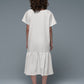 'Match Point' Midi Dress in White