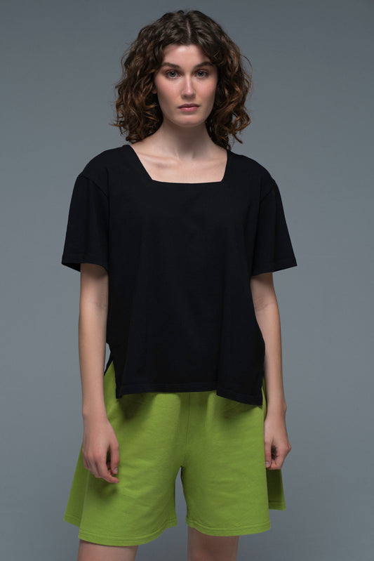 Clavicula T-shirt in Black