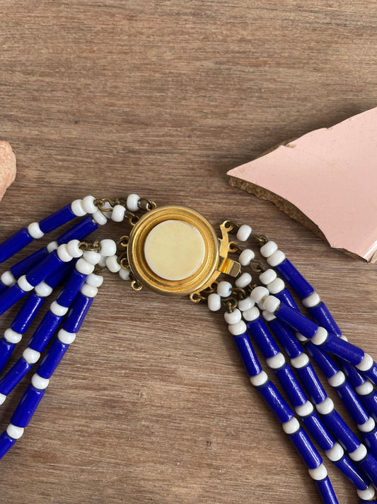 White & Blue Necklace