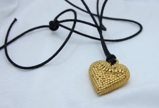 "Woman" Heart Pendant